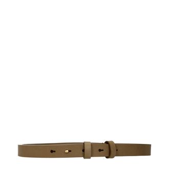Burberry Womens Brown Leather Regular Belt