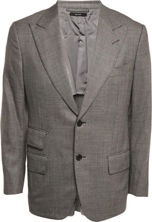 Tom Ford Wollen blazer met klepzak - Grijs