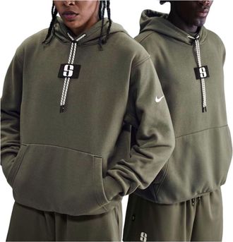 Nike Sabrina Fleece Basketball Hoodie Medium Olive FJ4449-222