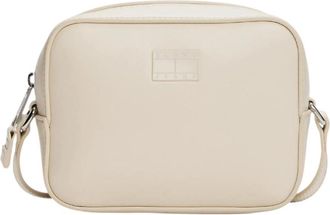 Tommy Hilfiger Vintage Cameratas met Moderne Details - Dames - Schoudertassen - Beige - ONE Size - Tassen