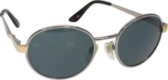 Bulgari Pre-owned Plastic sunglasses - Dames - Vintage Accessoires - Zwart - ONE Size - Vintage