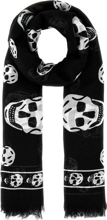 Alexander McQueen Printed Chiffon Foulard