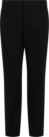 Ferragamo Mens Twill Trousers In Black