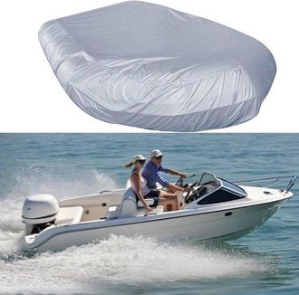 OEM 1 Unidad, Impermeable Bote Inflable, Bote Uv, Bote Goma, Impermeable Resistente Rayos Plateada, 380 94 46 Cm, Adecuada Botes Goma 7 17 Pies