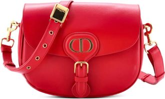 Dior Bobby Flap Bag Leather Medium crossbody bag - Rood