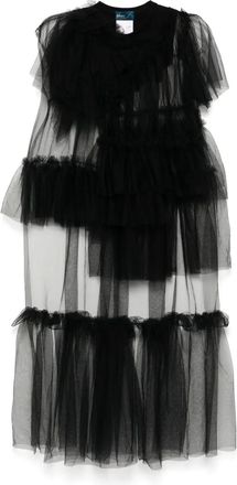 Kolor Top con ruches - Nero