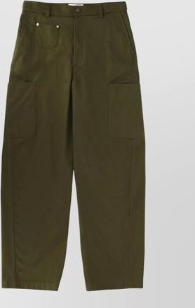 Givenchy couture seam tailored cargo pocket pants