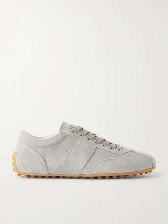 Tod's Sneakers In Camoscio Sportiva 59l - Grigio