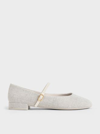Charles & Keith Gertrude Tweed Mary Janes