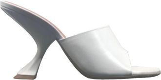 Amina Muaddi Donna, Scarpe, Bianco, 35 1/2 EU, new