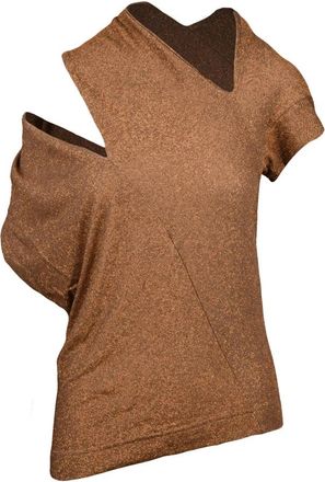 Vivienne Westwood Anglomania Top - Dames - Blouses - Oranje - S - Polyester - Overhemden