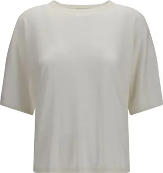 Brunello Cucinelli White Cashmere Womens Sweatshirt
