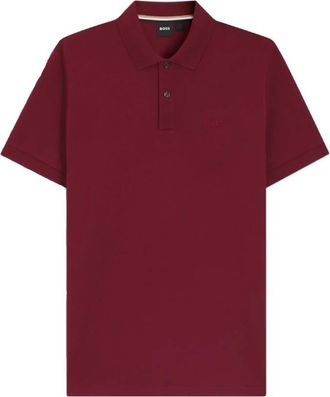 HUGO BOSS Pallas Polo Shirt In Cotton Pique With Logo Details, Size XX-Large