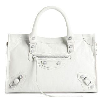 Balenciaga (WMNS) Balenciaga Le City Small Bag White 7977892AA9S9104