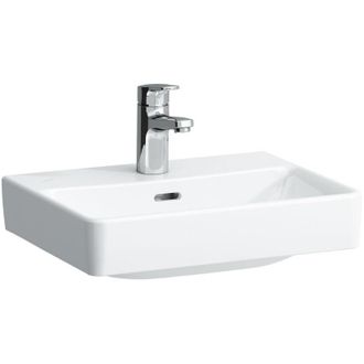 Laufen Laufen - Pro S Lavabo Con Enjuague Manual, Sin Agujero Para Grifo