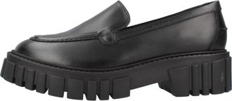 Clarks Leren Page Loafers - Dames - Loafers - Zwart - 41 1/2 EU - Schoenen