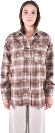 MC2 Saint Barth Cambry Overshirt - - Blouses & Shirts - Donna - Marrone - M