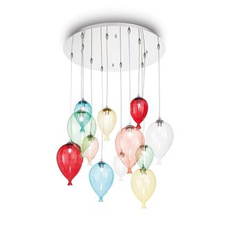 Netlighting Clown 12 Light Large Balloon Cluster Pendant Multicoloured G9