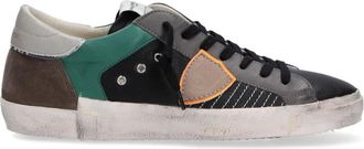 Philippe Model Italiaanse leren sneakers met iconisch embleem - Heren - Sneakers - Veelkleurig - 43 EU - Schoenen