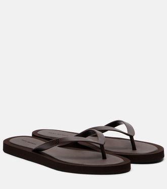 Tory Burch Kira T Monogram thong sandals