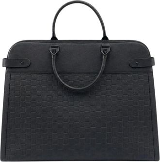 Sprayground Raised Check Travel Tote - unisex - Shoppers - Zwart - ONE Size - Tassen