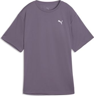 Puma T-shirt da training Chrome da donna, Abbigliamento, Viola, XL