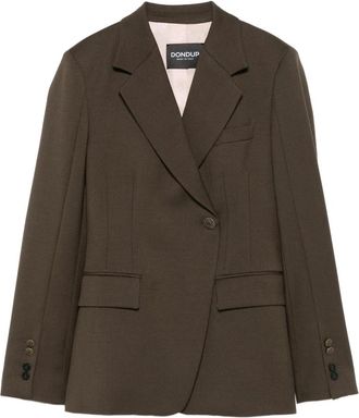 Dondup Dj 708 Wf 0178 Blazer - Dames - Blazers - Bruin - M - Jassen