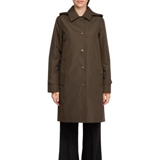 Burberry Cappotto Oxclose - - Coats - Donna - Marrone - S