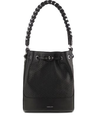 Zanellato Monda braided-handle bucket bag - Nero