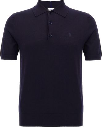 Burberry Mens Wool Polo Shirt