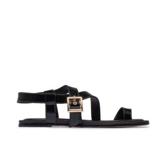 Bernardo Hartshorn Toe Ring Sandal in Black at Nordstrom, Size 6.5