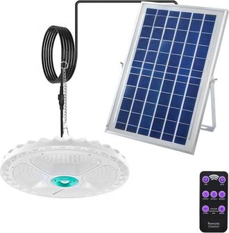 Trade Shop Trade Shop - Faro Led Pannello Solare Plafoniera Lampada 200w A Sospensione 156led Lampadario