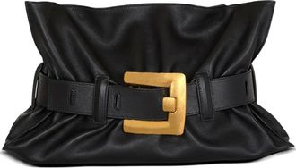Balmain medium Anthem shoulder bag - women - CALFSKIN - OS - Black