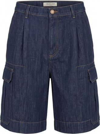 Trussardi Bermuda Shorts - Heren - Korte broeken - Blauw - Maat: M Katoen