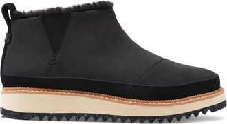 Toms Toms Marlo Shoe Womens - Black Leather - Size UK 4