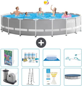 Intex Piscina Prism Frame Redonda - 610x132 Cm - 9-piezas S615