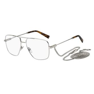 Givenchy Glasses, male, Gray, 56 MM, Metal Frame Glasses