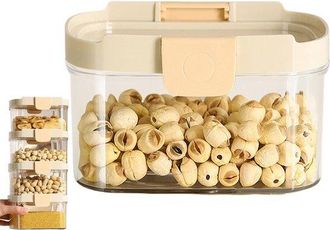 OEM Bote De Despensa, Tarro Herm&eacute;tico, Botes Con Tapa De Silicona, Tarro Con Apertura De Silicona Para Arroz, T&eacute; Y Especias
