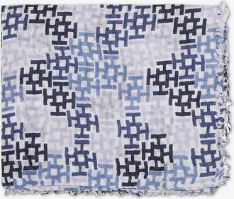 Hemisphere Rechteckige Kaschmirstola mit Triple H Logo