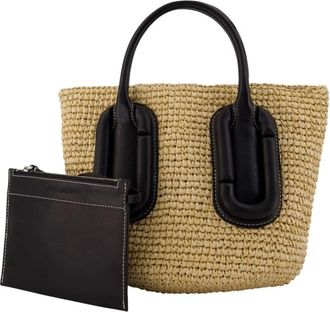 Marc Jacobs Babe Small Tote In Woven - female - Marc Jacobs - Shopping Bags - Beige - ONE SIZE - Bags