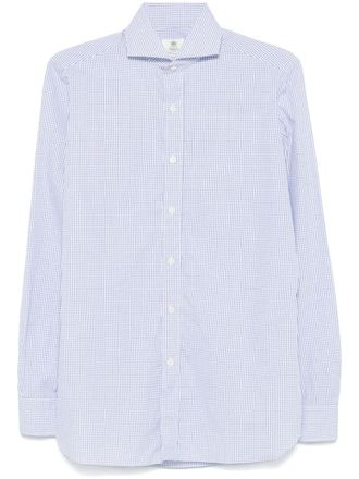Borrelli Napoli Camicia a quadri - Blu