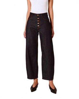 Rolla's Gigi Barrel Jean In Madame Indigo