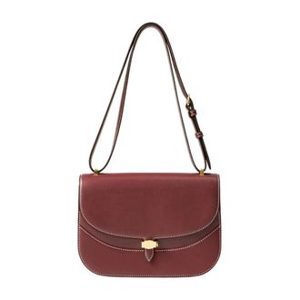 Veronica Beard Bolso de hombro Dash Saddle - Bags - Mujer - Marr&oacute;n - ONE SIZE