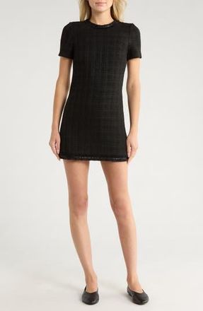 Alice & Olivia Tweed Minidress in Black at Nordstrom Rack, Size 4