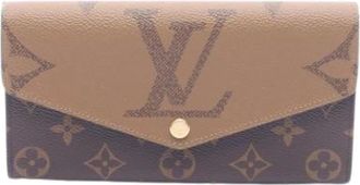 Louis Vuitton Pre-owned Wallets, female, Brown, Size: ONE SIZE Pre-owned Monogram Reverse Long Wallet
