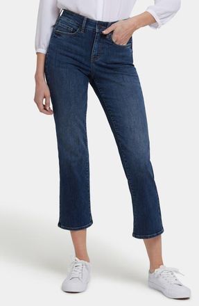 NYDJ Ellison High Waist Ankle Straight Leg Jeans in Blueside at Nordstrom, Size 10