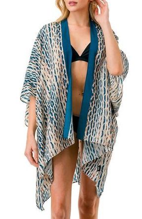 MARCUS ADLER Abstract Geometric Print Topper in Blue at Nordstrom Rack