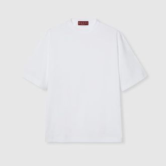 Gucci Light Cotton Jersey T-shirt, Size XXXL, White, Ready-to-wear