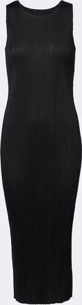 Pleats Please Issey Miyake Basics pleated midi dress