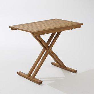 La Redoute Interieurs Plooibare tuintafel in acacia met teak afwerking